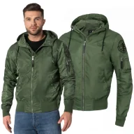 Odzież taktyczna i umundurowanie - Kurtka przejściowa z kapturem Pit Bull Starwood II - Oliwkowa M - miniaturka - grafika 1