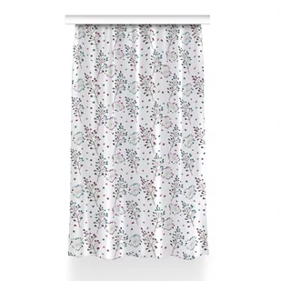 Zasłona do sypialni Kwiatowy motyw wzór 150x230 cm, Fabricsy - Zasłony - miniaturka - grafika 1