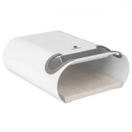 Akcesoria rowerowe - Stojak uchwyt rowerowy naścienny z półką max 25kg MC-466 Biały Maclean - miniaturka - grafika 1