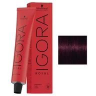Farby do włosów i szampony koloryzujące - Schwarzkopf Igora Royal, profesjonalna farba do wosw, 4-99, 60ml - miniaturka - grafika 1