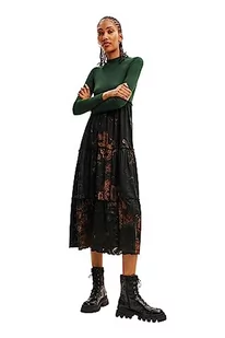Desigual Vest_Lena sukienka damska, zielony, XL - Sukienki - miniaturka - grafika 1