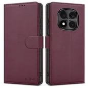 Etui i futerały do telefonów - Etui TECH-PROTECT Wallet do Xiaomi Redmi Note 15 Pro 5G Bordowy - miniaturka - grafika 1