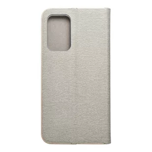 Forcell Kabura LUNA Book Gold do SAMSUNG Galaxy A52 5G / A52 LTE ( 4G ) srebrny - Etui i futerały do telefonów - miniaturka - grafika 1