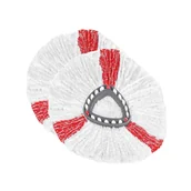 Miotły, szufle, mopy - Zestaw 2 szt. wkładów do mopa obrotowego Easy Wring Clean Turbo VILEDA - miniaturka - grafika 1