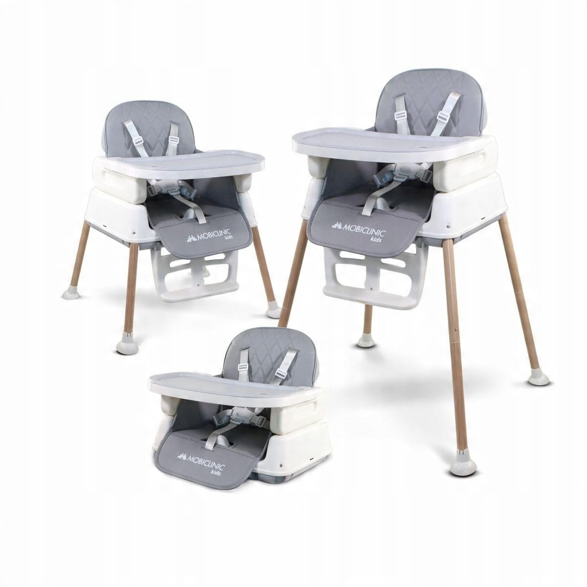 Mobiclinic Kids Wysokie krzesełko dla dzieci 3 w 1 Kiara Podwyższenie