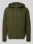 Koszulki męskie - Bluza rozpinana z detalem z logo model ‘Downton’ - miniaturka - grafika 1