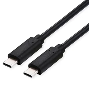 Kabel USB Roline ROLINE USB4 Gen3x2 Kabel C-C ST/ST 40Gbit/s 100W schwarz 0,5m - Kable USB - miniaturka - grafika 1