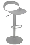 Taborety i hokery - King Home Krzesło barowe WRAPP regulowane szare KH.43040 - miniaturka - grafika 1
