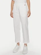 Spodenki damskie - Champion Szorty sportowe 117202 Biały Relaxed Fit - miniaturka - grafika 1