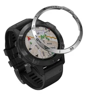 Akcesoria do smartwatchy - Obudowa Nakładka Bezel Garmin Fenix 6X / 6X Pro Srebrna - miniaturka - grafika 1