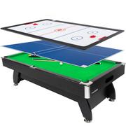 Stół bilardowy z nakładką cymbergaj/ping pong 7FT - BOLD-BLACK