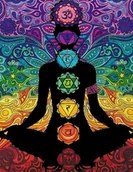 Kolorowanki, wyklejanki - Painting Velvet Kolorowanka welwetowa, czakry - miniaturka - grafika 1