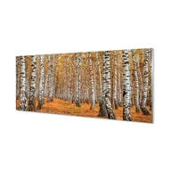 Dekoracje domu - Panel szklany dekor do kuchni Jesień drzewa 125x50 cm - miniaturka - grafika 1