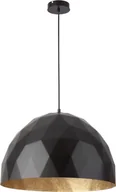 Lampy sufitowe - Sigma Lampa zwis DIAMENT czarna ze złotym wnętrzem 31367 - miniaturka - grafika 1