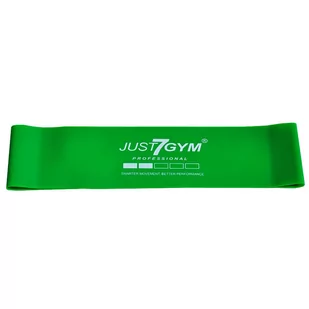 Just7Gym, guma do ćwiczeń, Mini Power Band Mobility 8.0, zielona - Gumy, taśmy, ekspandery - miniaturka - grafika 1