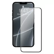 Szkła hartowane na telefon - Baseus Baseus 0,3mm Full Screen Glass 2x szkło hartowane do iPhone 13 Pro / iPhone 13 na cały ekran z ramką czarny (SGQP010101) - miniaturka - grafika 1