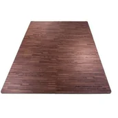 Maty do ćwiczeń - Gorilla Sports 6 mat ochronnych + 12 krawędzi, wzór drewno (100615-00100-0001) - miniaturka - grafika 1