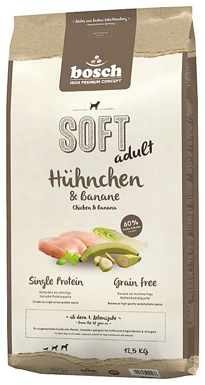 Bosch Petfood Soft+ Adult Kurczak&banan 12,5 kg