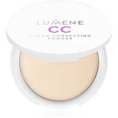 Pudry do twarzy - Lumene CC Puder korygująco-utrwalający medium/dark - miniaturka - grafika 1