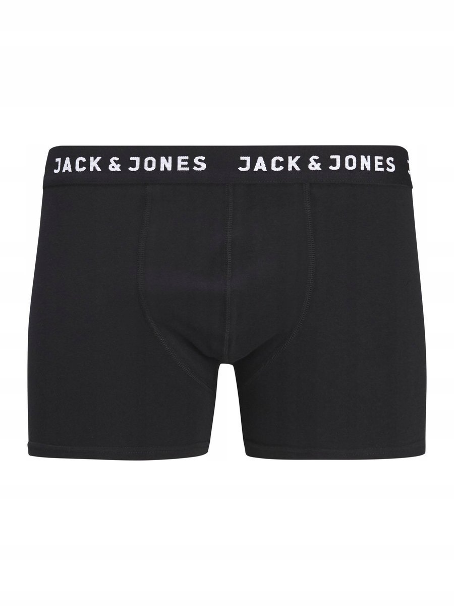 Jack&Jones Majtki Bokserki męskie czarny 95% bawełna rozmiar XXL 7 szt