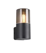 Lampy ogrodowe - Hoosic kinkiet zewnętrzny 1xE27 czarny/przydymiony 224060132 - miniaturka - grafika 1