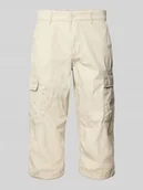Spodenki męskie - Spodnie capri o kroju regular fit z kieszeniami cargo - miniaturka - grafika 1
