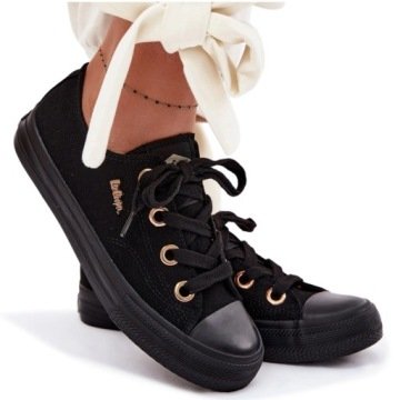 Trampki Damskie Lee Cooper Niskie Klasyczne LCW-26-02-4069 Czarne 40