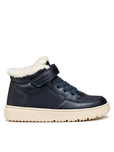 Geox Sneakersy J Theleven B Ab J56HTA 077BC C4021 S Granatowy - Buty dla dziewczynek - miniaturka - grafika 1