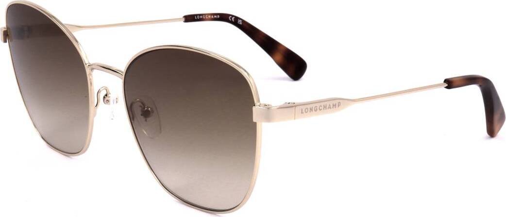 Damskie okulary przeciwsłoneczne Longchamp LO164S 714 GOLD 57/19/140