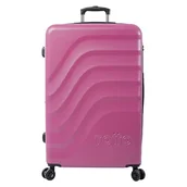 Walizki - TOTTO - Walizka na wózki Grande Bazy+ w kolorze ciemnoróżowym: idealny towarzysz na długie podróże, Różowy, Trolley cabina, BAZY + to odnowiona i ulepszona wersja klasycznego Bazy - miniaturka - grafika 1