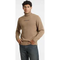 Swetry męskie - Guess Jeans Golf | Regular Fit | z dodatkiem wełny - miniaturka - grafika 1
