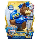 Figurki dla dzieci - PAW PATROL Paw Patrol Interaktywna figurka Chase Mission Pup o wielkości 15 cm, z efektem dźwięku, od 3 lat 6063714 - miniaturka - grafika 1