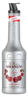 Monin Puree Wiśniowe 1 L - Syropy i koncentraty owocowe - miniaturka - grafika 1