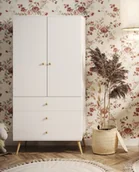 Szafy i szafki dla dzieci - Szafa biała Harmony 1 - miniaturka - grafika 1