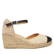Espadryle damskie - Espadryle Castañer Coraline/6/264025705 Beżowy - miniaturka - grafika 1