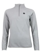 Bluzy damskie - Peak Mountain Bluza polarowa "Afinor" w kolorze szarym - miniaturka - grafika 1