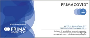 Prima Lab Primacovid test serologiczny na obecność przeciwciał IgG i IgM przeciwko Koronawirus SARS-CoV-2 COVID-19 1 test 9101214 - Testy na koronawirusa - miniaturka - grafika 1