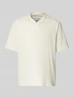 Koszulki męskie - Koszulka polo o kroju regular fit z mieszanki bawełny model ‘MALES’ - miniaturka - grafika 1