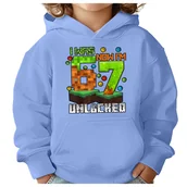 Bluzy dla dziewczynek - BLUZA DZIECIĘCA Z KAPTUREM 67 SIX SEVEN VIRAL 110-116 DLA DZIECKA PREZENT - miniaturka - grafika 1