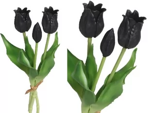 TULIPANY BUKIET TULIPANÓW GUMOWE GUMOWANE JAK ŻYWE - Sztuczne kwiaty - miniaturka - grafika 1