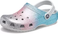 Moda i Uroda OUTLET - Crocs Klasyczne brokatowe chodaki K Shmr/Mlt, błyszczące/wielokolorowe, 5 UK, Shimmer Multi, 38 EU - miniaturka - grafika 1