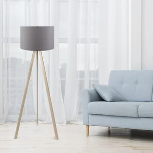 LAMPA PODŁOGOWA STOJĄCA TRÓJNÓG SZTALUGOWA 140 cm - Lampy stojące - miniaturka - grafika 1