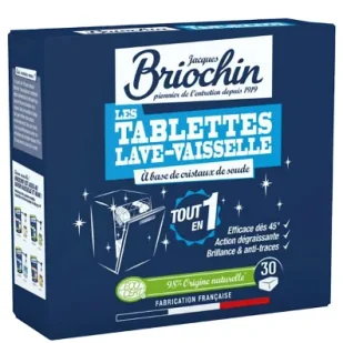 Briochin Tabletki do zmywarek silnie odtłuszczające eco 30 szt. - Środki do zmywarek - miniaturka - grafika 1
