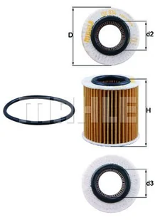 Filtr oleju Mahle OX 834D - Filtry oleju - miniaturka - grafika 1