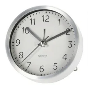 Budzik Quazi srebrny 9cm - Zegary - miniaturka - grafika 1