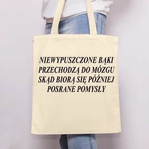 Niewypuszczone bąki - Torba - Koszulki i topy damskie - miniaturka - grafika 1