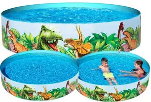 Basen Ogrodowy Brodzik rozporowy DINOZAUR 183cm baseny dziecięce - Baseny ogrodowe - miniaturka - grafika 1
