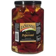 Pasztet i przetwory mięsne - La Sienna -Czerwone Pepperoni Wypełnione Mieszanką Świeżego Sera 1,55 Kg - miniaturka - grafika 1