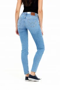 WRANGLER SKINNY MAMBO BLUE W28KKRP21 27/34 - Spodnie damskie - miniaturka - grafika 1