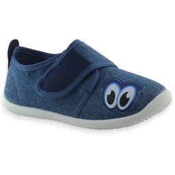 Niebieskie kapcie na rzep dla chłopca do przedszkola Befado 902X/Y051 Softer - Buty dla chłopców - miniaturka - grafika 1